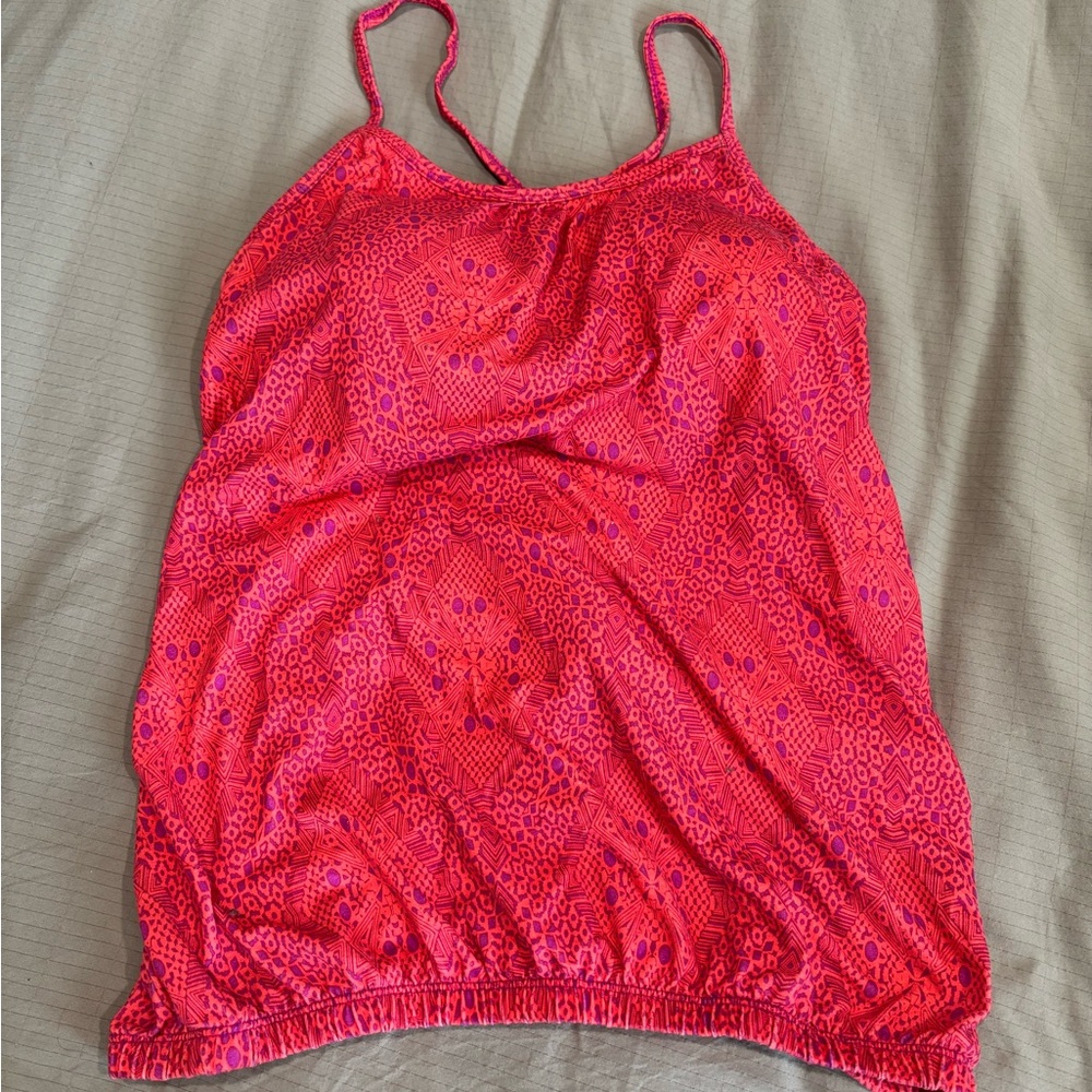 Prana Pink Fitted Embellished Camisole